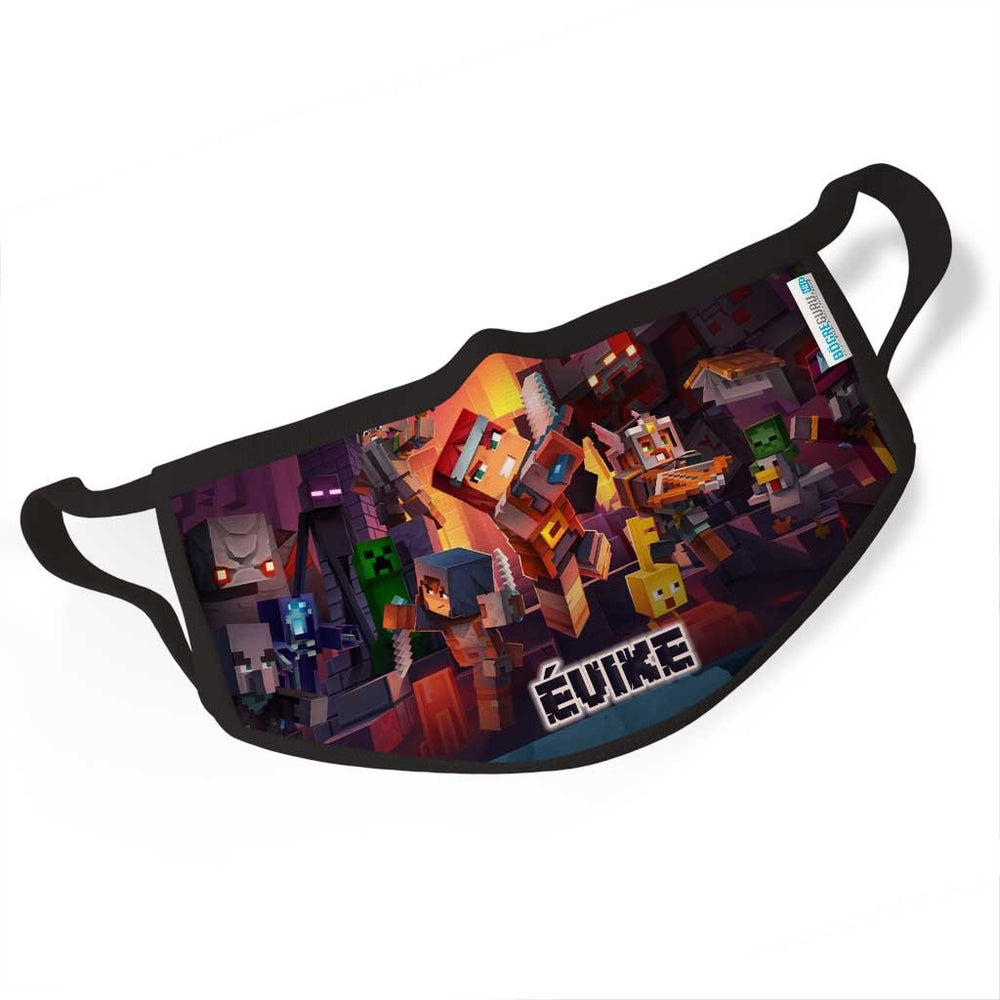 Minecraft dungeon gyerek maszk Névvel - Bogreguru
