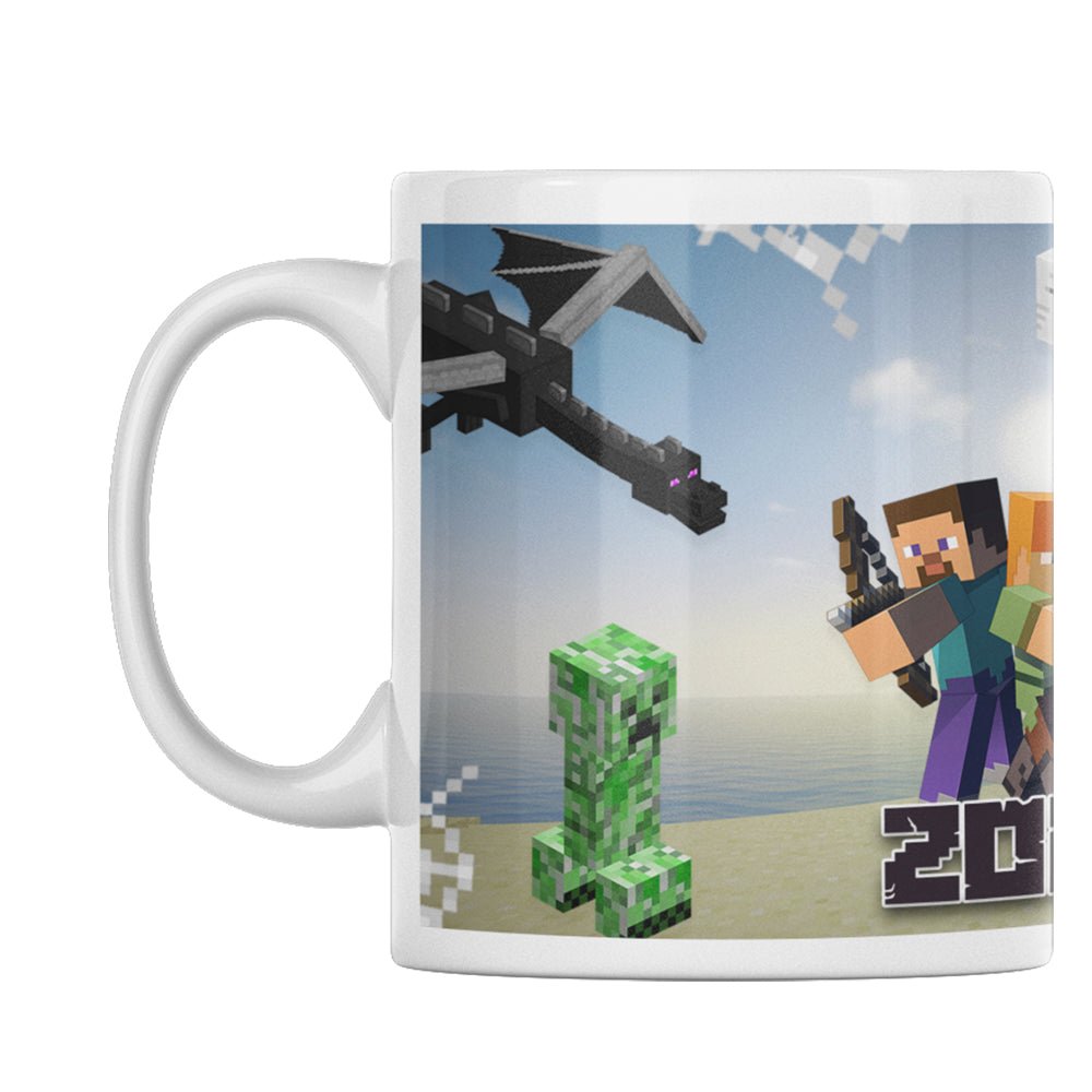 Minecraft fight bögre egyedi névvel - Bogreguru