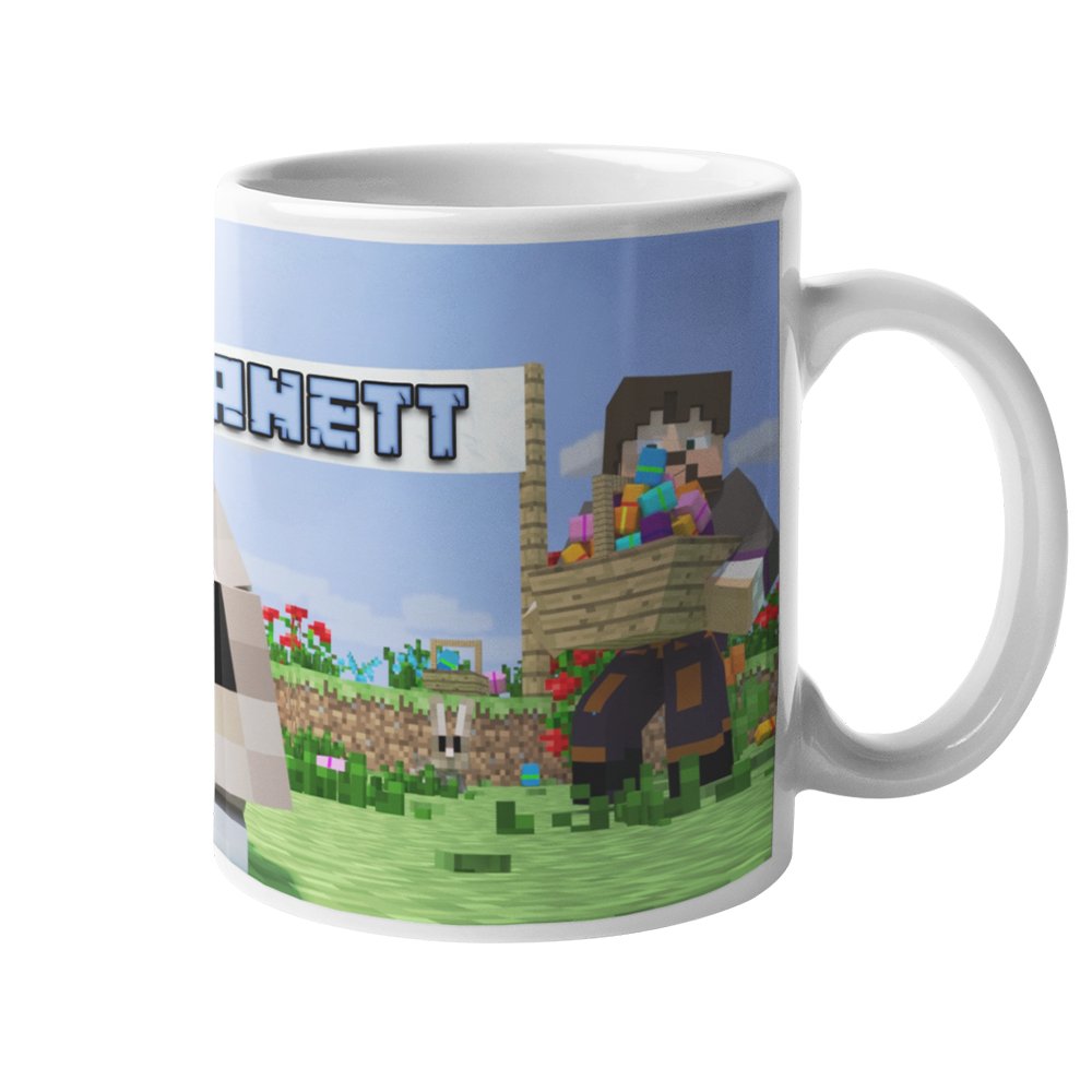 Minecraft Húsvéti bögre egyedi névvel - Bogreguru