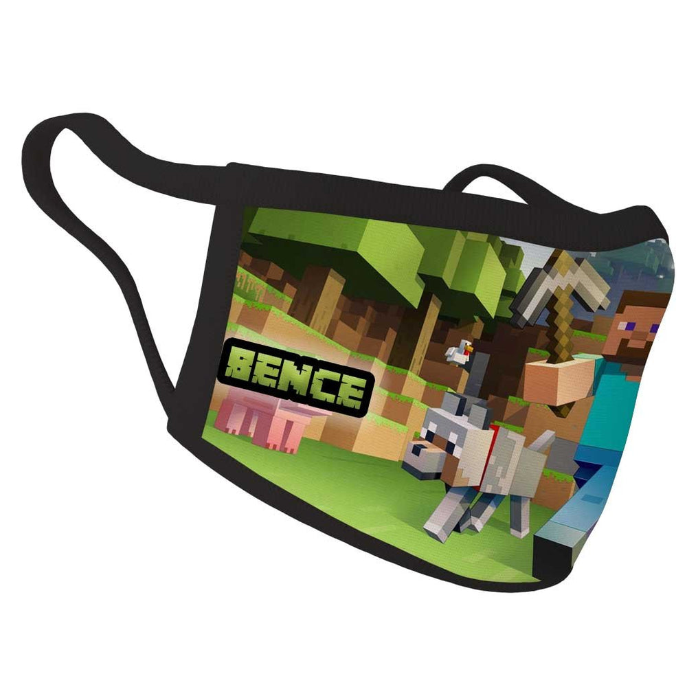 Minecraft maszk egyedi névvel - Bogreguru