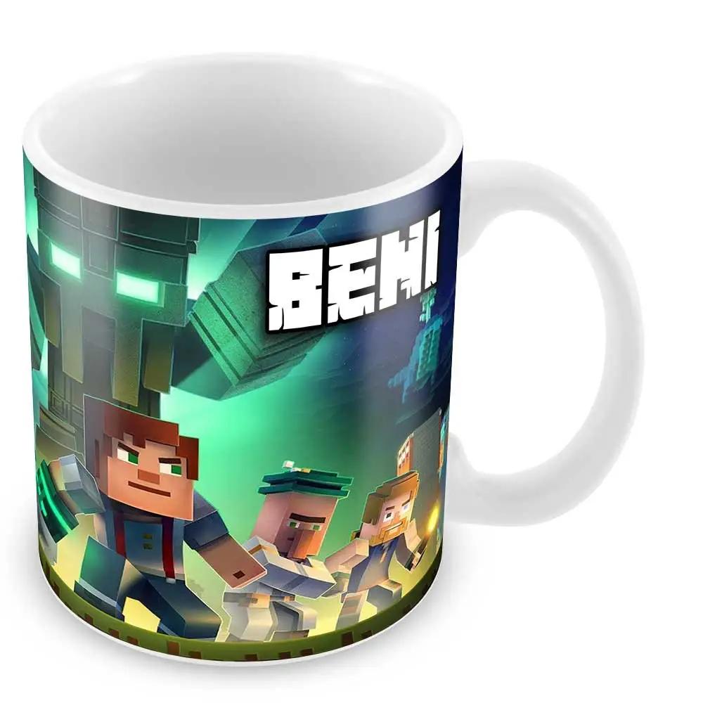 Minecraft Story Mode bögre egyedi névvel 1 - Bogreguru