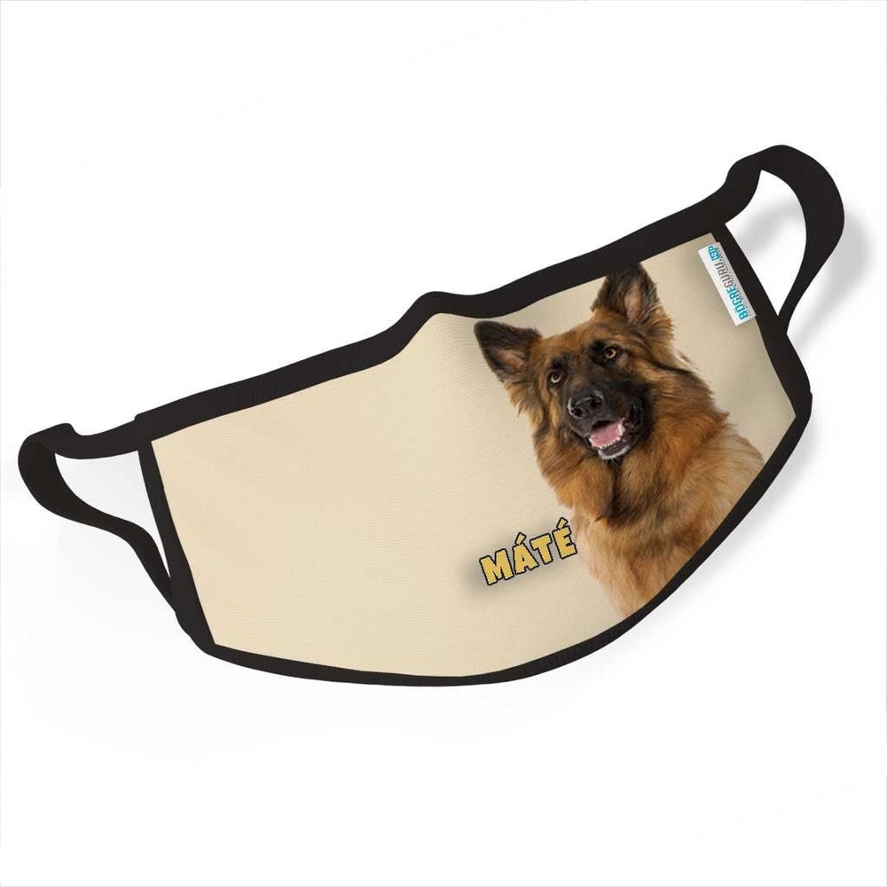 Németjuhász maszk egyedi neves - Bogreguru