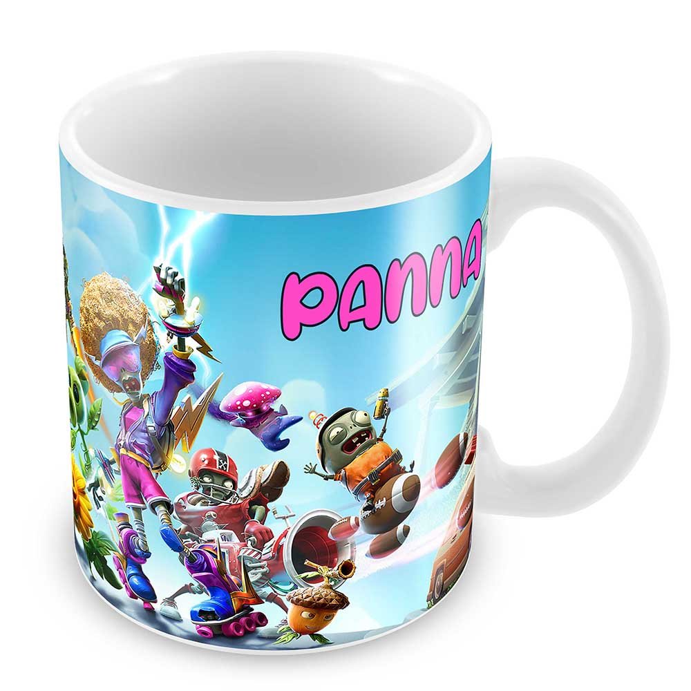 Plants vs. Zombies bögre egyedi névvel 1 - Bogreguru