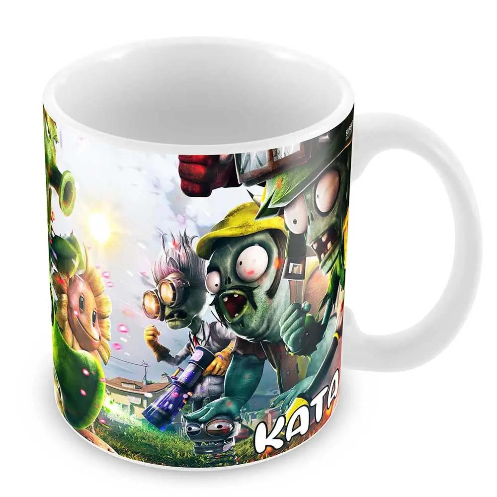 Plants vs. Zombies bögre egyedi névvel 3 - Bogreguru