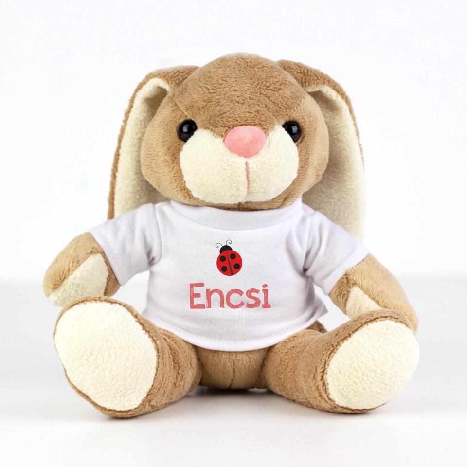 Plüss nyuszi óvodai jellel - Bogreguru