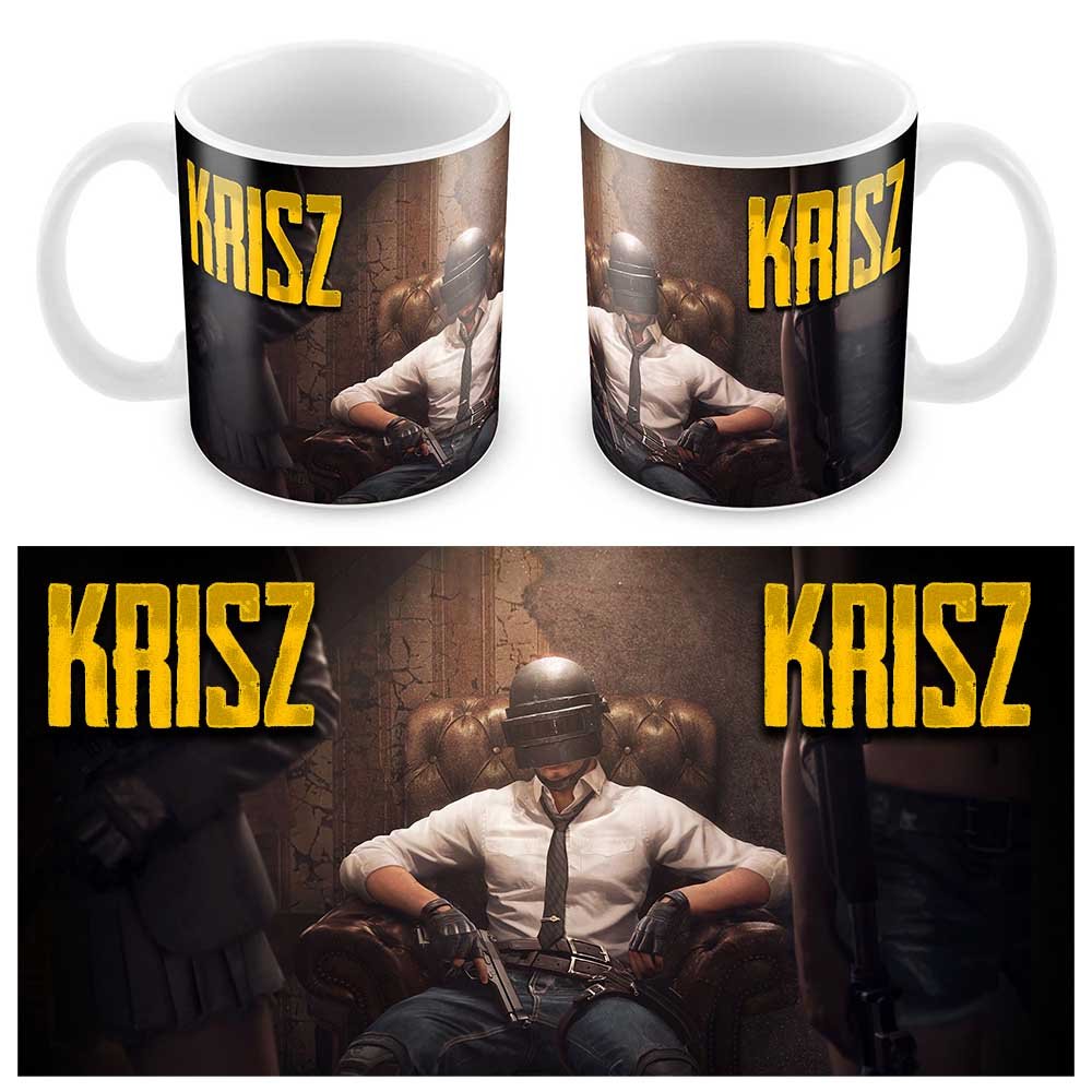 PubG bögre egyedi névvel 3 - Bogreguru