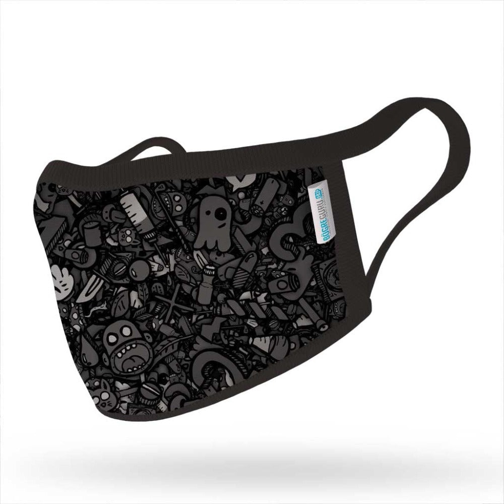 Rock mintás maszk - Bogreguru