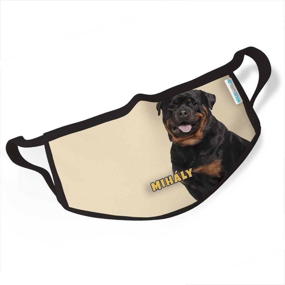 Rottweiler maszk egyedi neves - Bogreguru