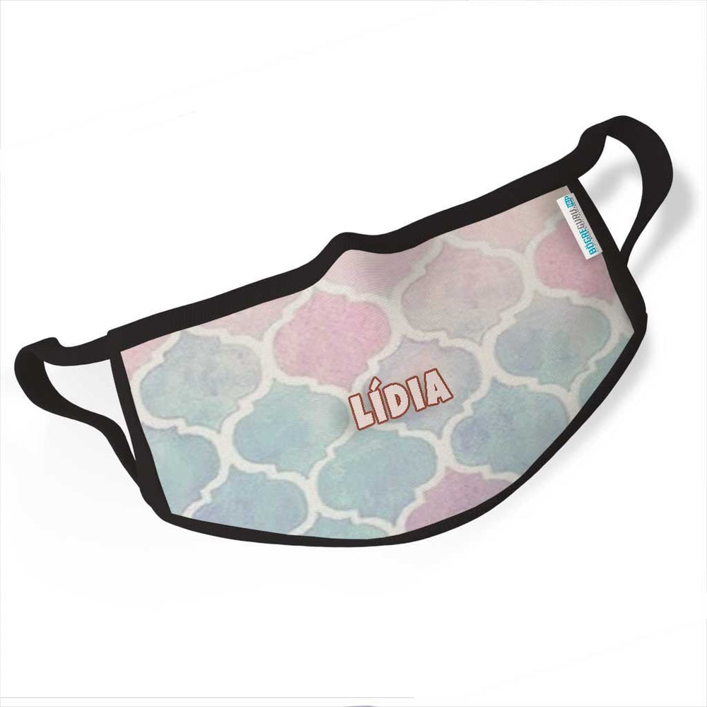 Színes lányos maszk egyedi neves - Bogreguru