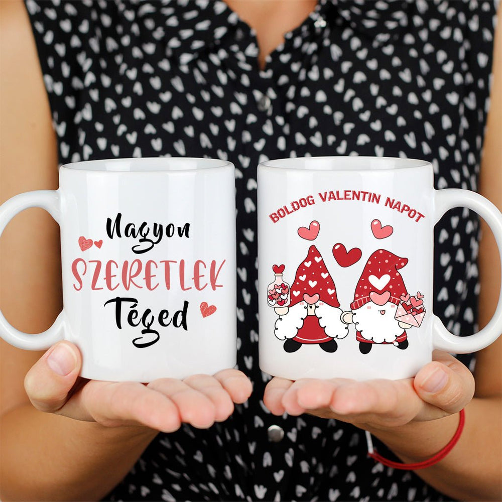 Valentin napi akciós manós bögre - Bogreguru