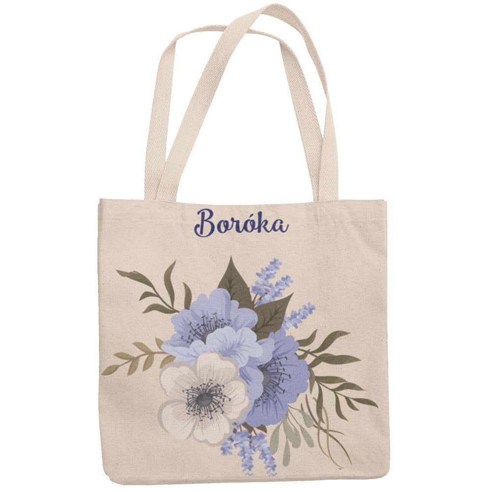 Vászontáska virággal - Bogreguru