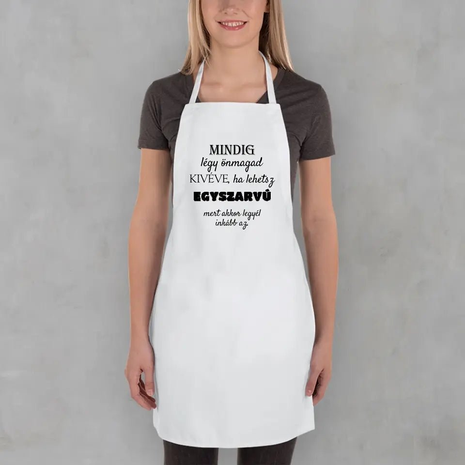 Vicces kötény egyedi felirattal - Bogreguru