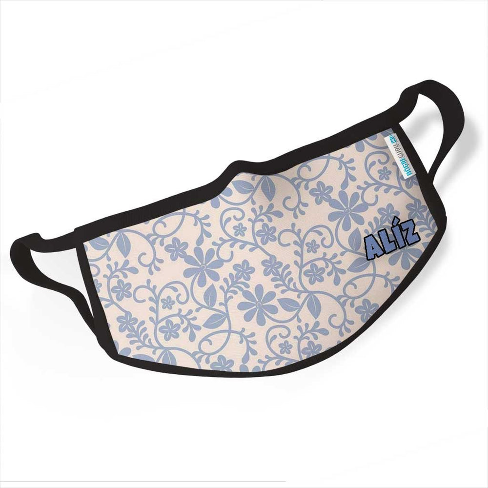 Virág maszk egyedi neves - Bogreguru