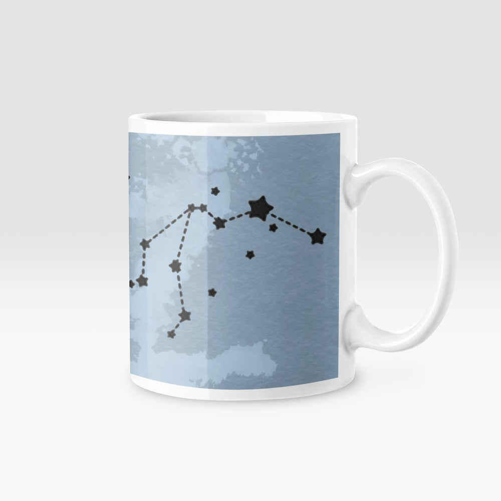 Vízöntő horoszkóp egyedi neves bögre - Bogreguru