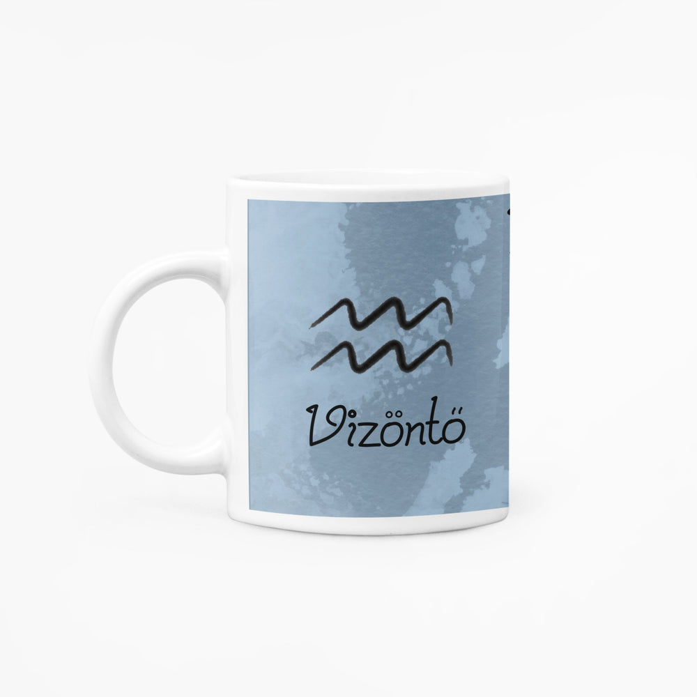 Vízöntő horoszkóp egyedi neves bögre - Bogreguru