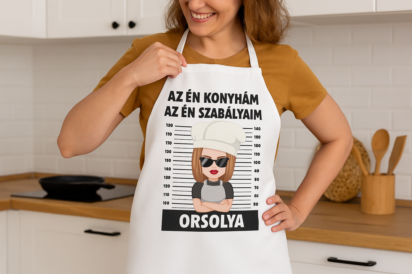Ajándékötlet főzni szeretőknek: egyedi kötény