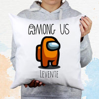 Among us egyedi neves párna