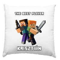 Minecraft egyedi neves párna 2