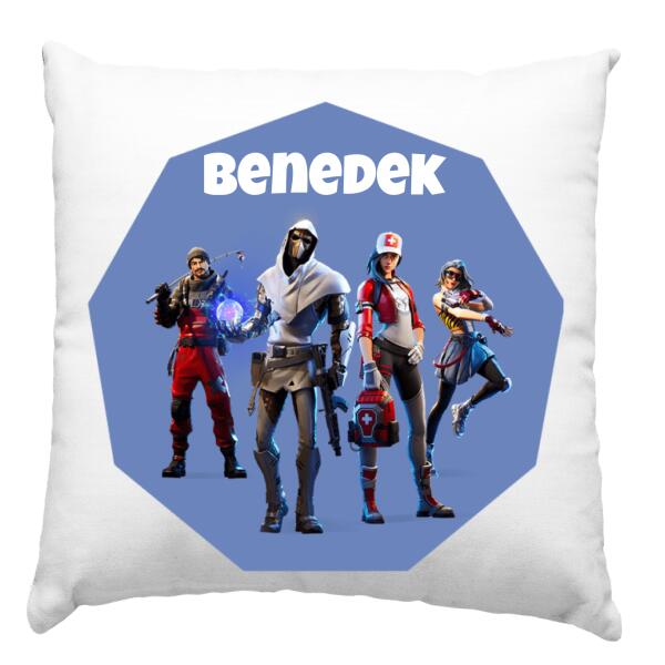Fortnite egyedi neves párna 3