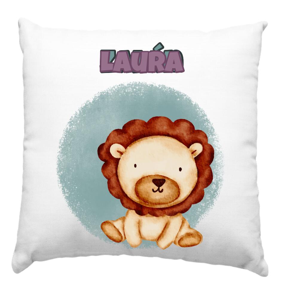 Festett hatású kisállatos ajándék párna gyerekeknek