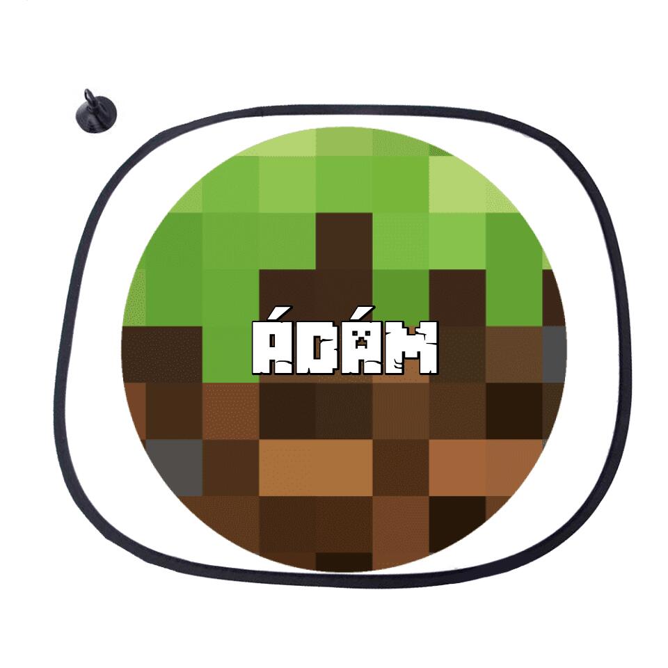 Egyedi neves Minecraftos napellenző