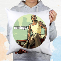 GTA egyedi neves párna