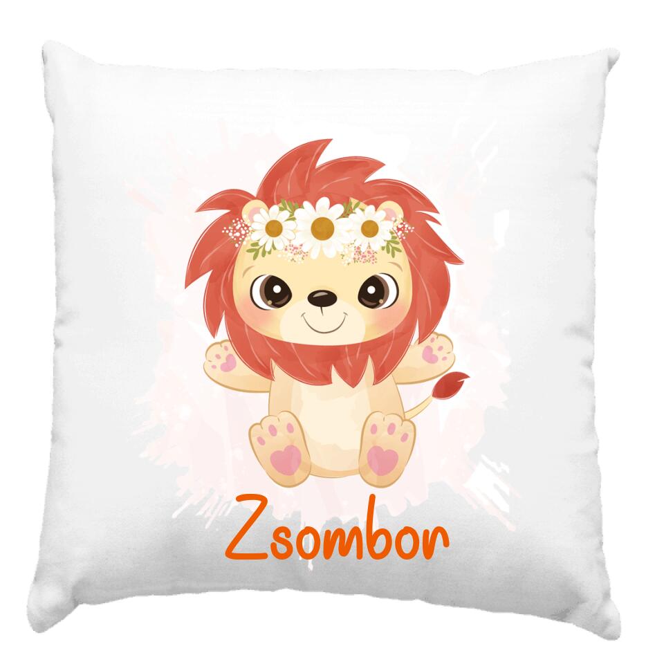 Állatos párna babáknak saját névvel