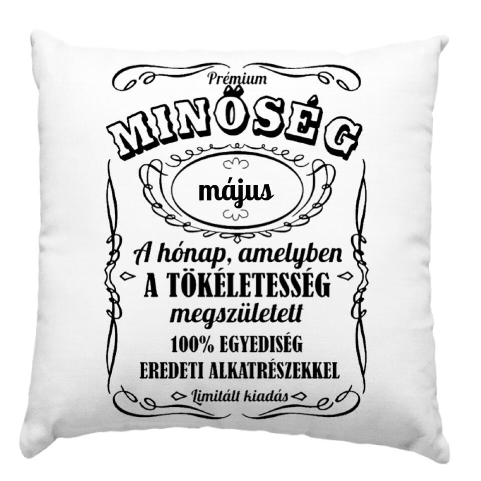Prémium minőség párna választható hónappal