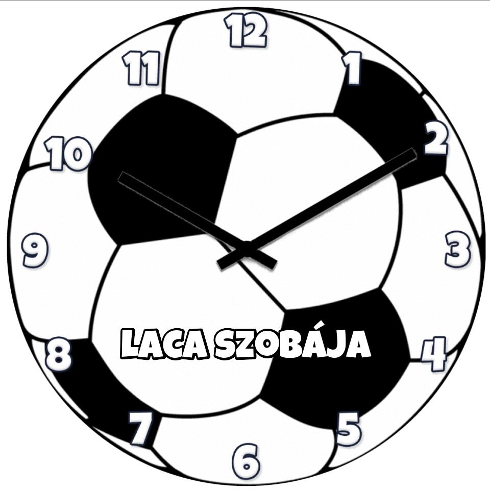 Egyedi neves labdás falióra