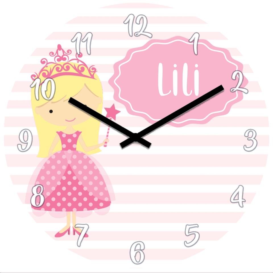 Egyedi neves hercegnős falióra