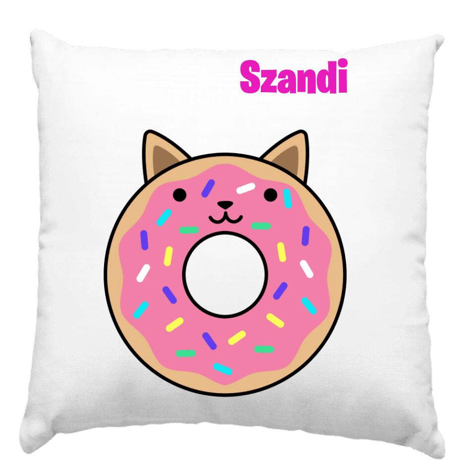 Cicás párna saját névvel