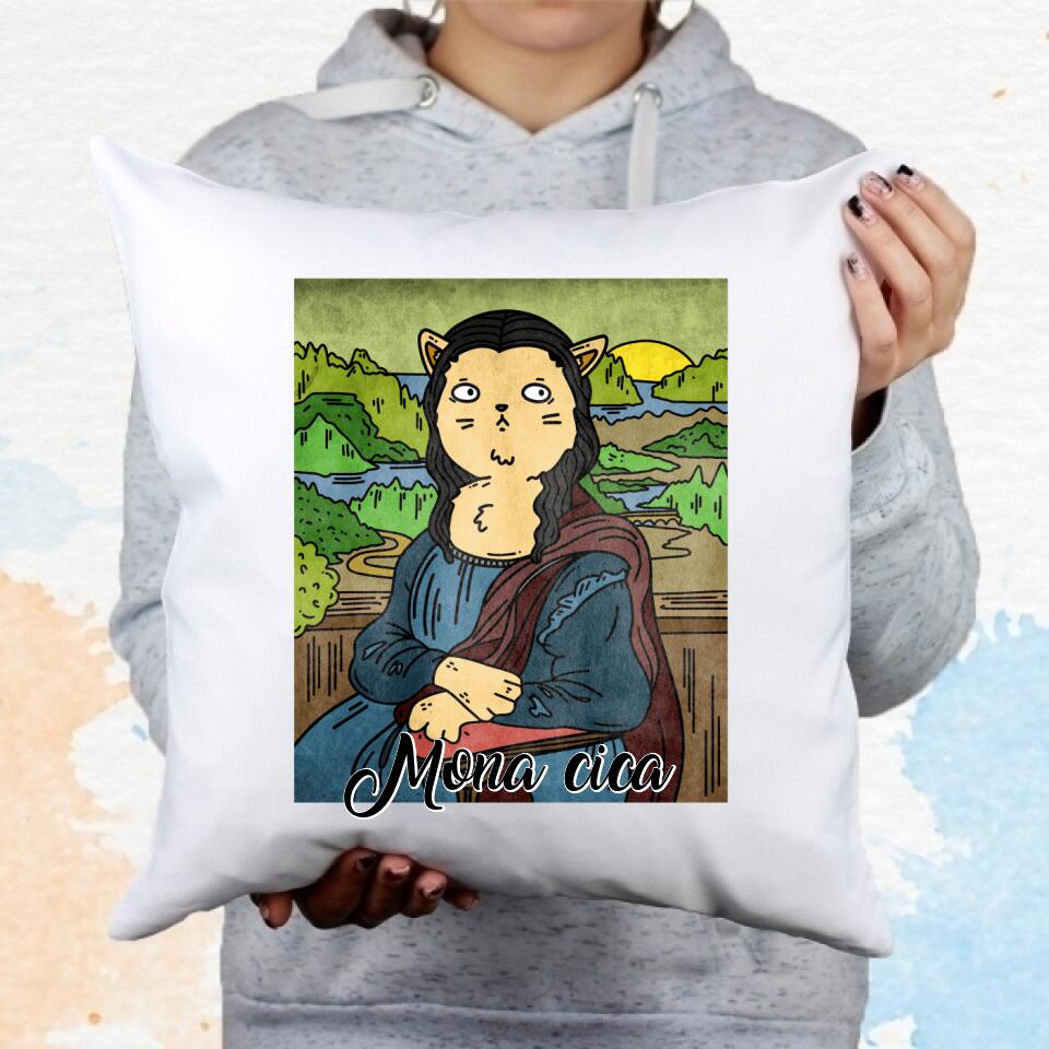 Vicces macskás ajándék párna