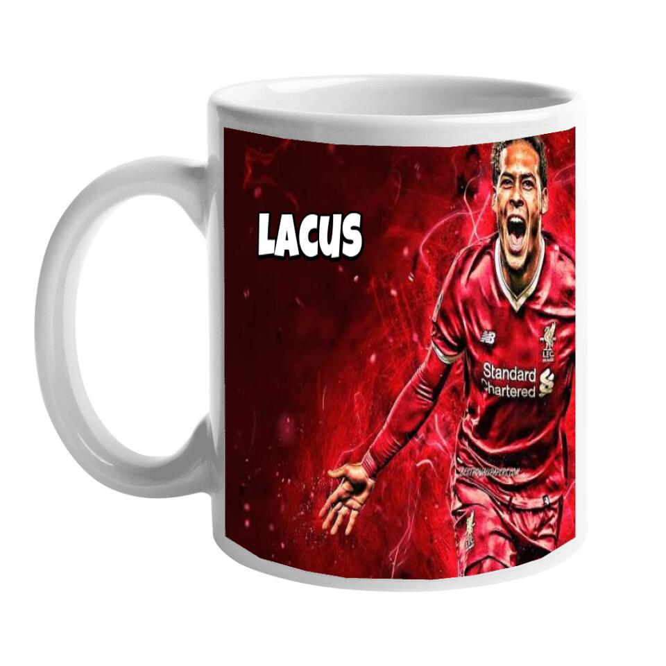 Van Dijk bögre egyedi névvel 