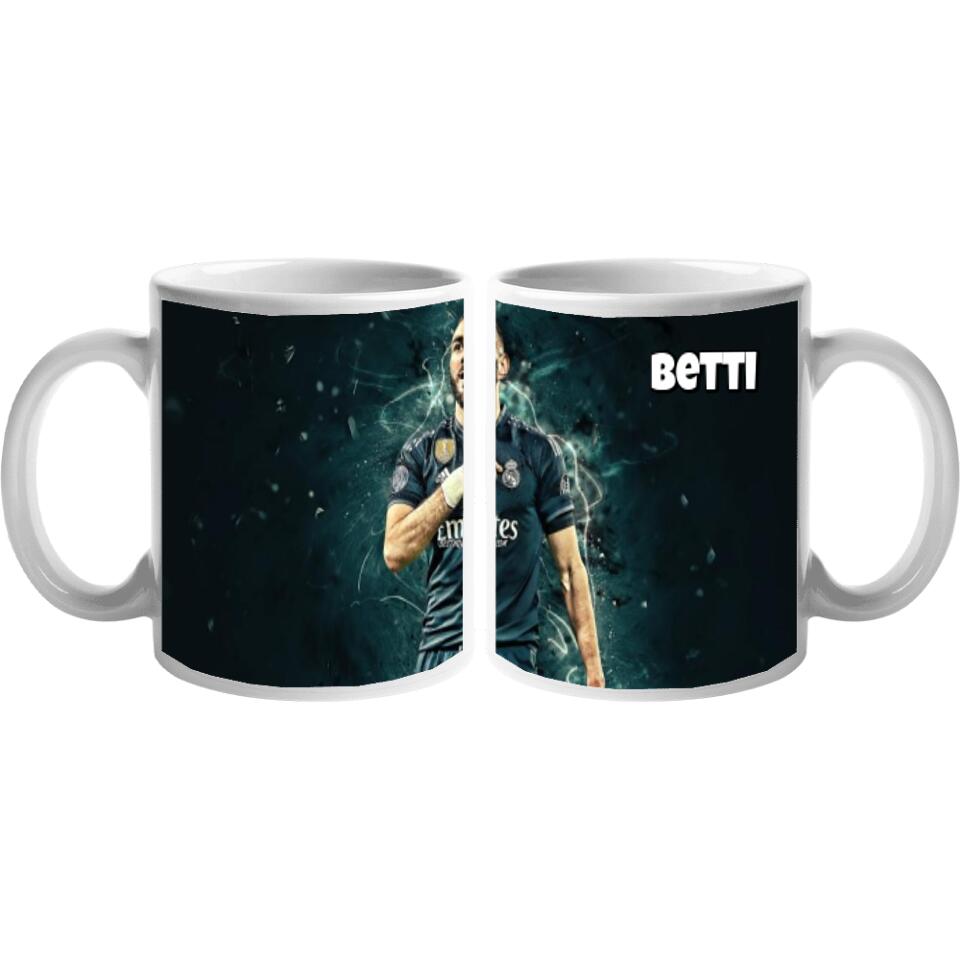 Benzema bögre egyedi névvel 