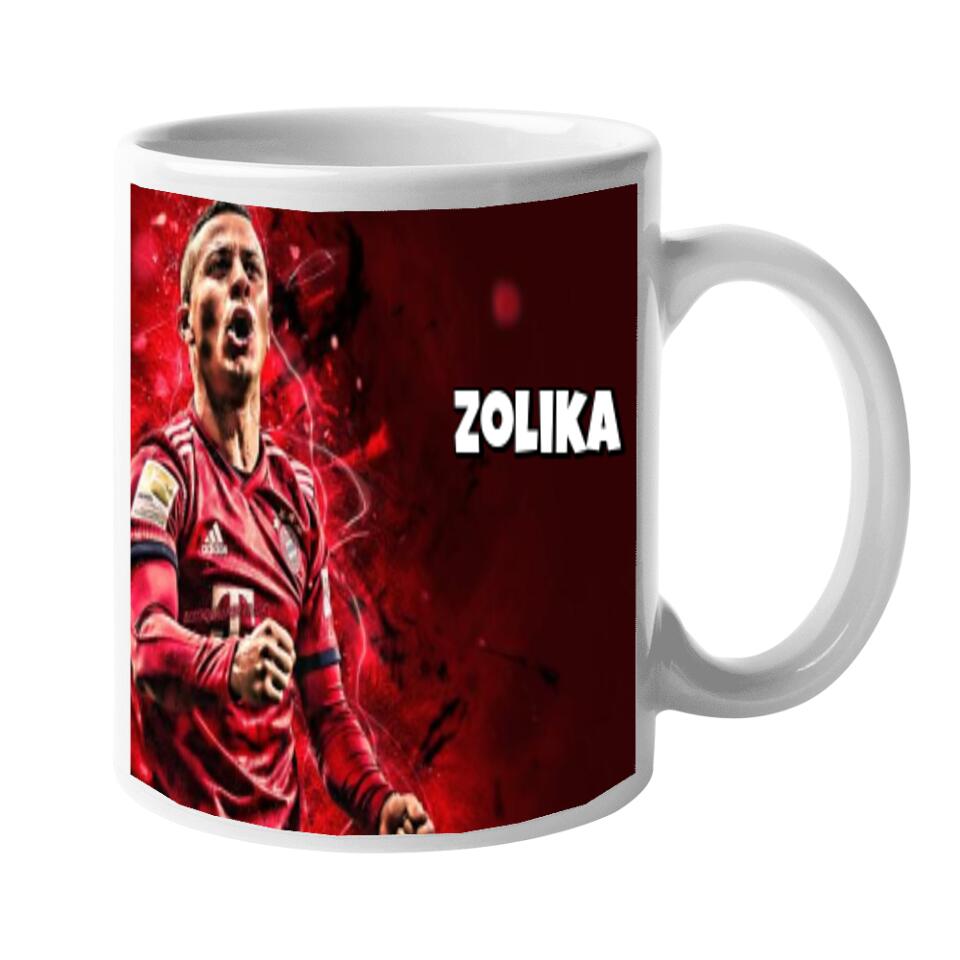 Alcantara Thiago bögre egyedi névvel