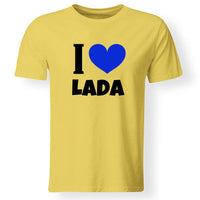 I love egyedi feliratos férfi póló