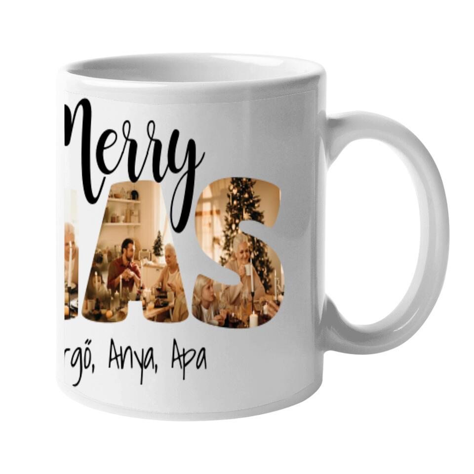 Karácsonyi XMAS bögre 