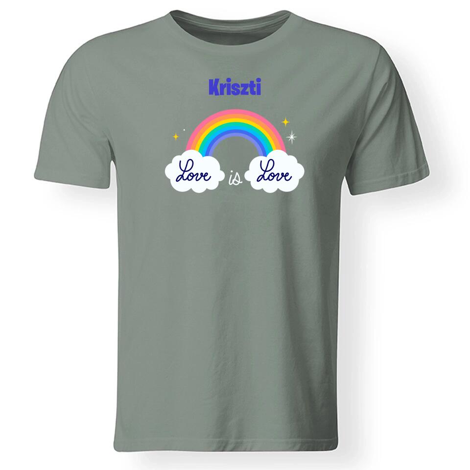  Pride szivárványos férfi póló