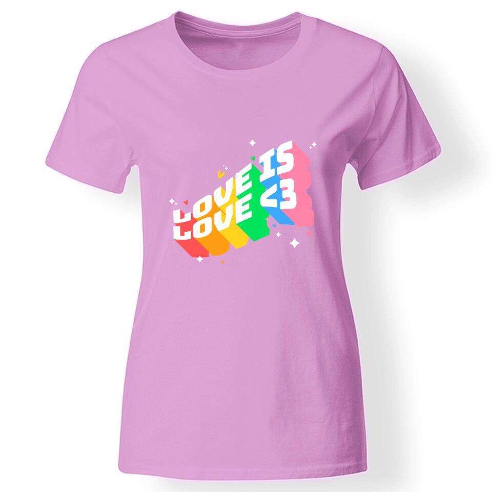 Pride feliratos női póló