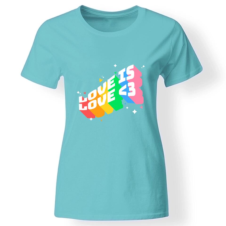 Pride feliratos női póló