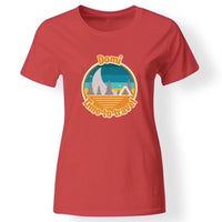 Kirándulós póló női piros