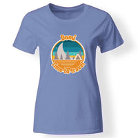 Kirándulós póló női kék