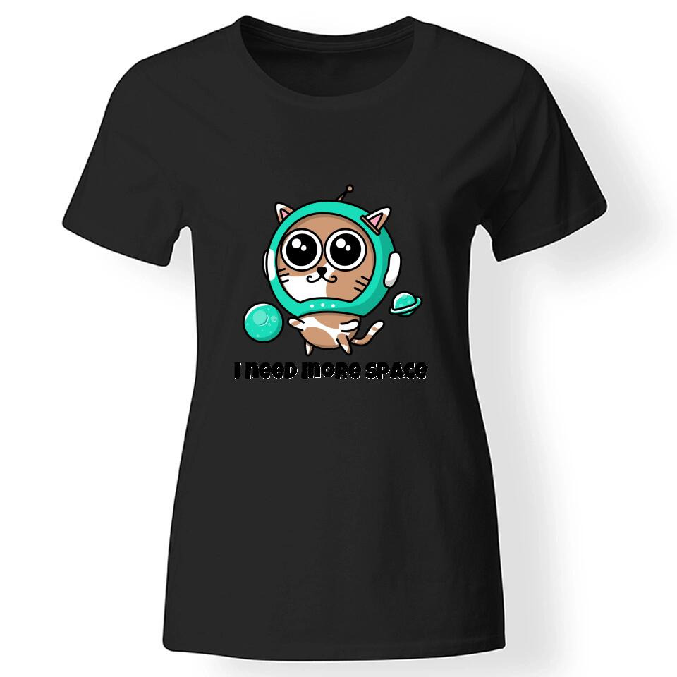 Cicás póló női fekete