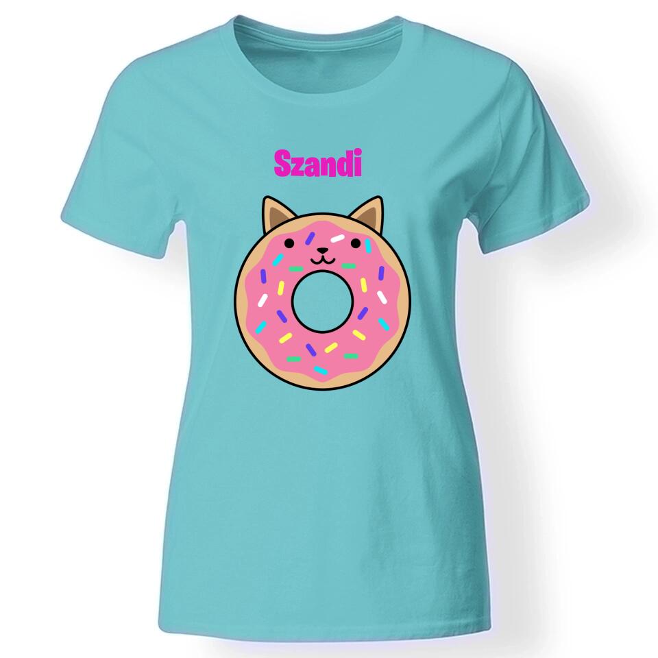 Cicás póló nőknek türkiz