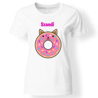 Cicás póló nőknek fehér