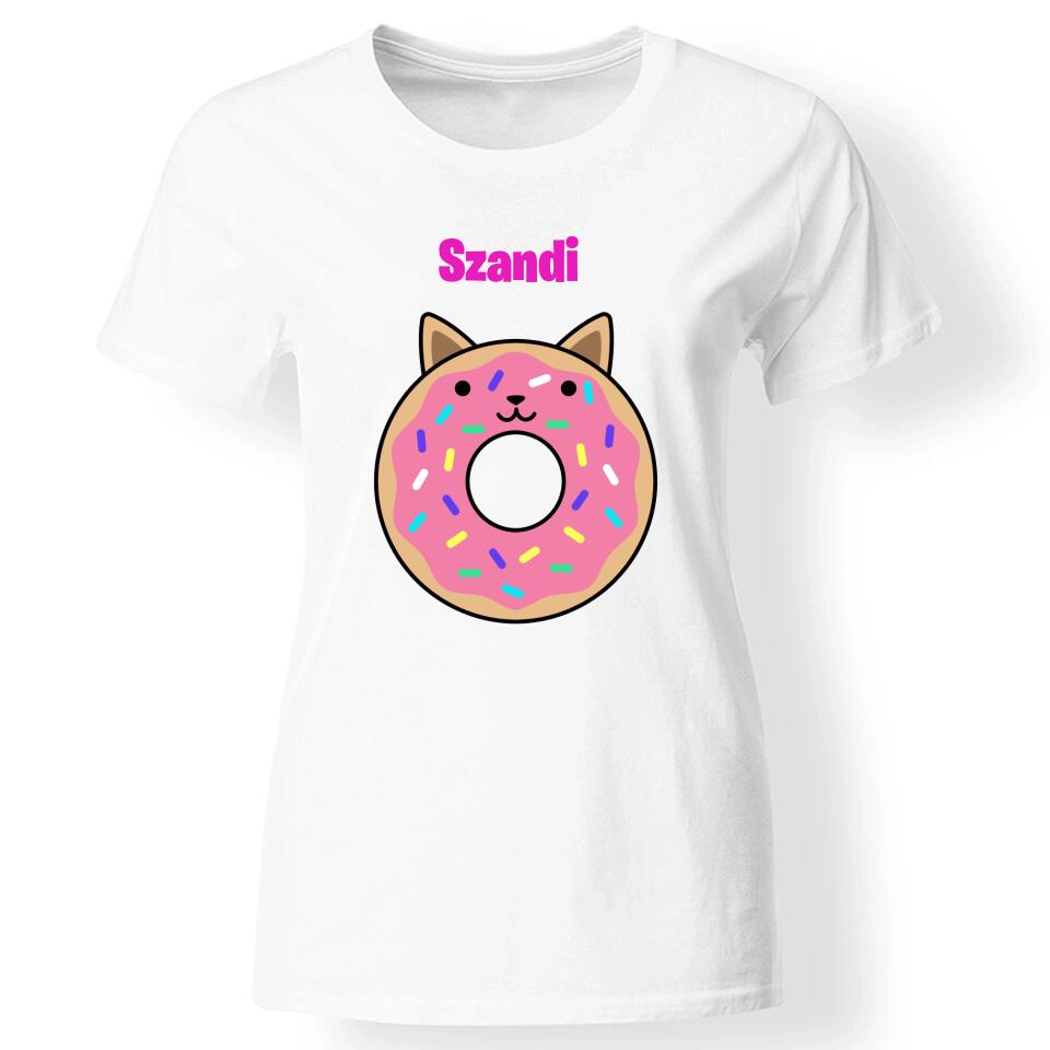 Cicás póló nőknek fehér