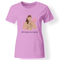 Body positivity póló nőknek rózsaszín