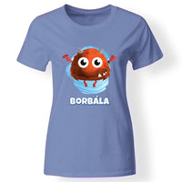 Szörnyes póló női kék