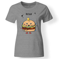 Vicces karácsonyi póló nőknek szürke