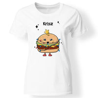 Vicces karácsonyi póló nőknek fehér